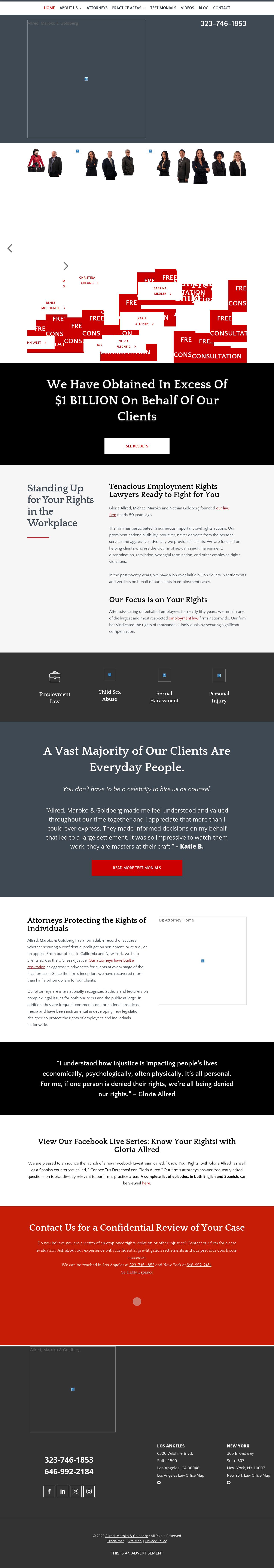 Allred, Maroko & Goldberg - Los Angeles CA Lawyers