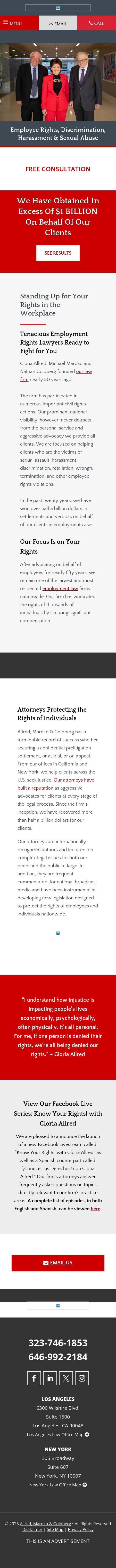 Allred, Maroko & Goldberg - Los Angeles CA Lawyers