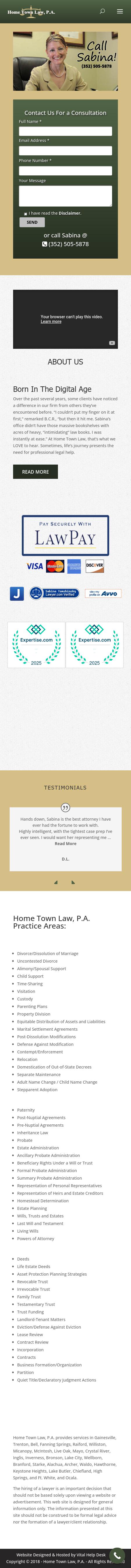 Home Town Law, P.A. - Gainesville FL Lawyers
