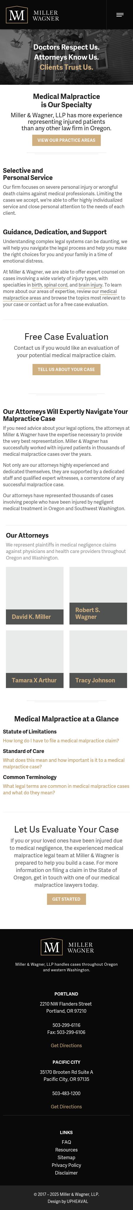 Miller & Wagner, LLP - Portland OR Lawyers