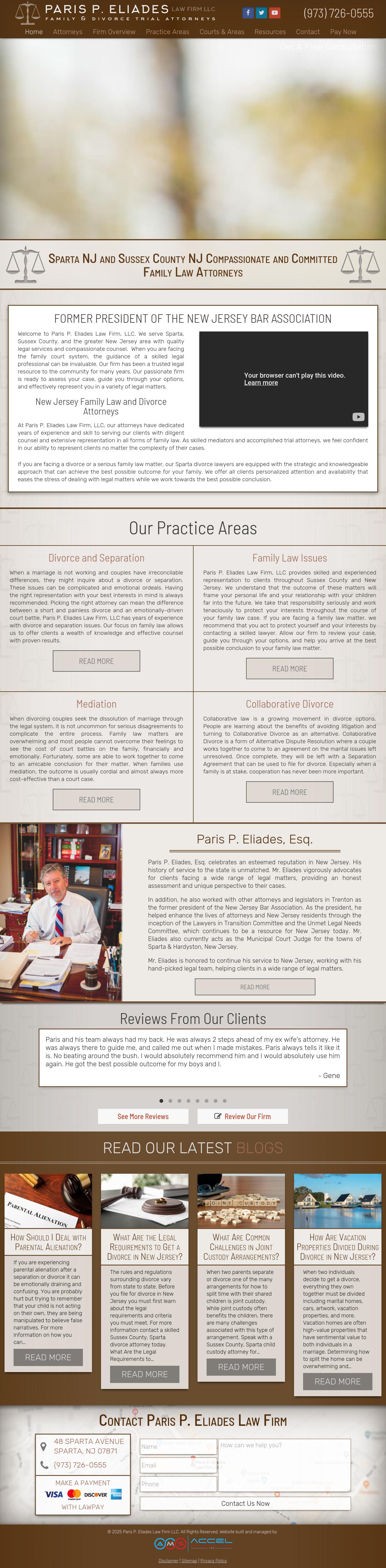 Paris P. Eliades Law Firm LLC - Sparta NJ Lawyers