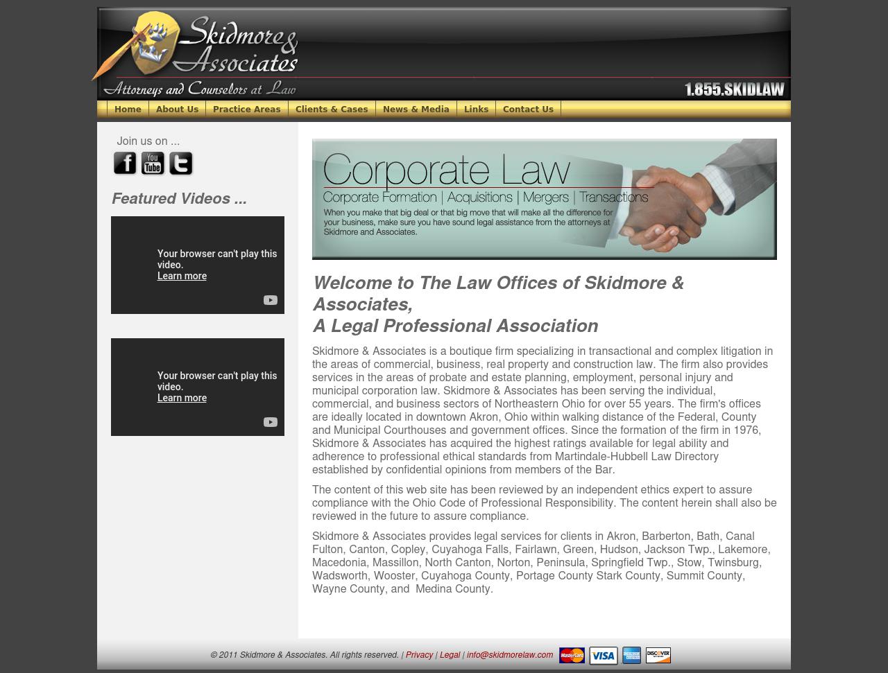 Skidmore & Associates, A Legal Professional Association - Akron OH Lawyers