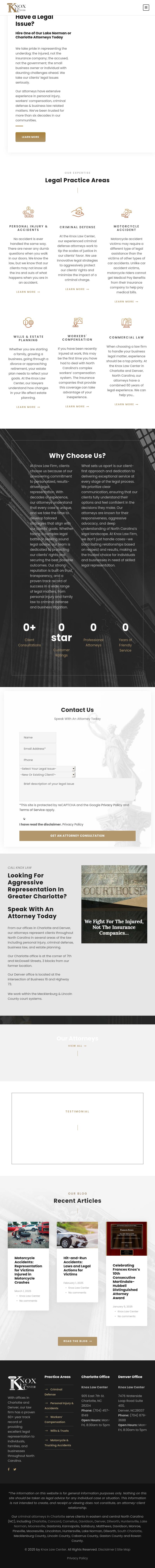 Knox Law Center - Charlotte NC Lawyers