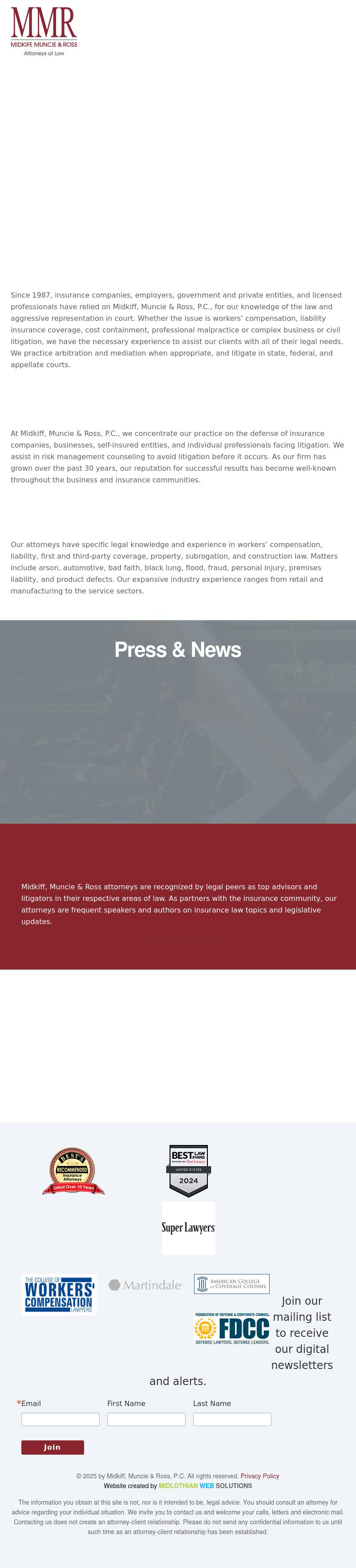 Midkiff, Muncie & Ross, P.C. - Raleigh NC Lawyers