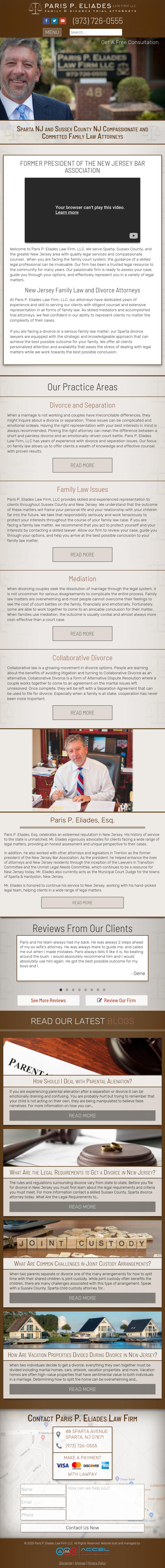 Paris P. Eliades Law Firm LLC - Sparta NJ Lawyers