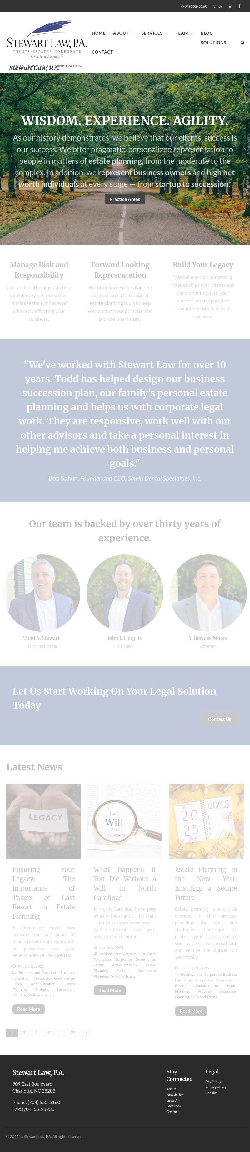 Stewart Law, P.A. - Charlotte NC Lawyers