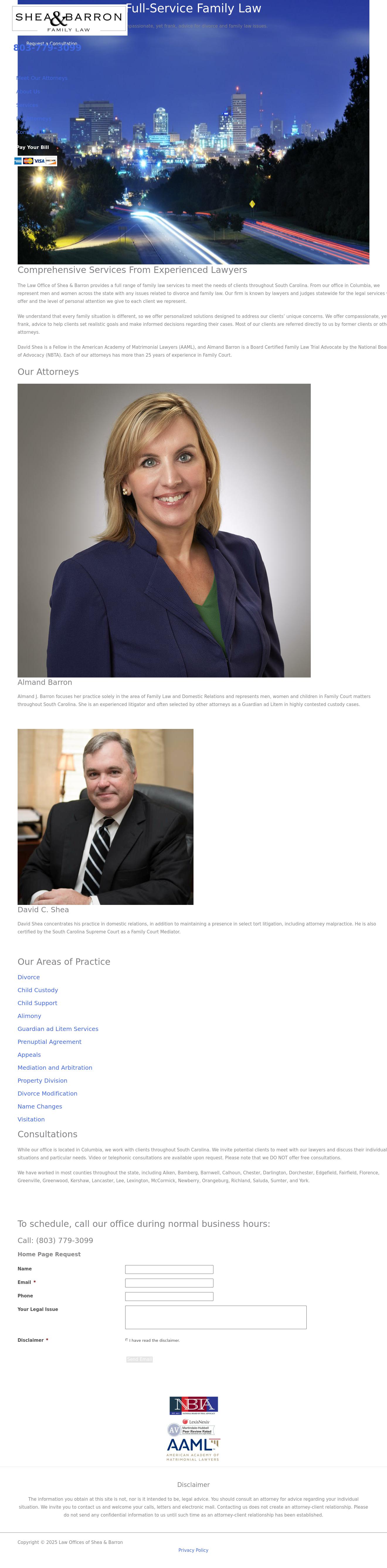 The Law Offices of Shea & Barron - Columbia SC Lawyers